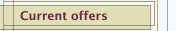 Current offers